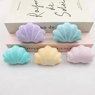 卡通毛绒贝壳配件创意挂件diy饰品围巾帽子配饰品鞋袜洞洞鞋拖鞋