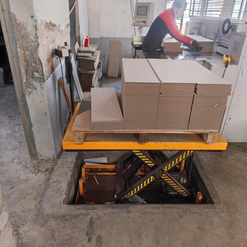 Plataforma de elevación de inducción línea de montaje Máquina fija de carga y descarga de elevación de tijera eléctrica plataforma de elevación hidráulica