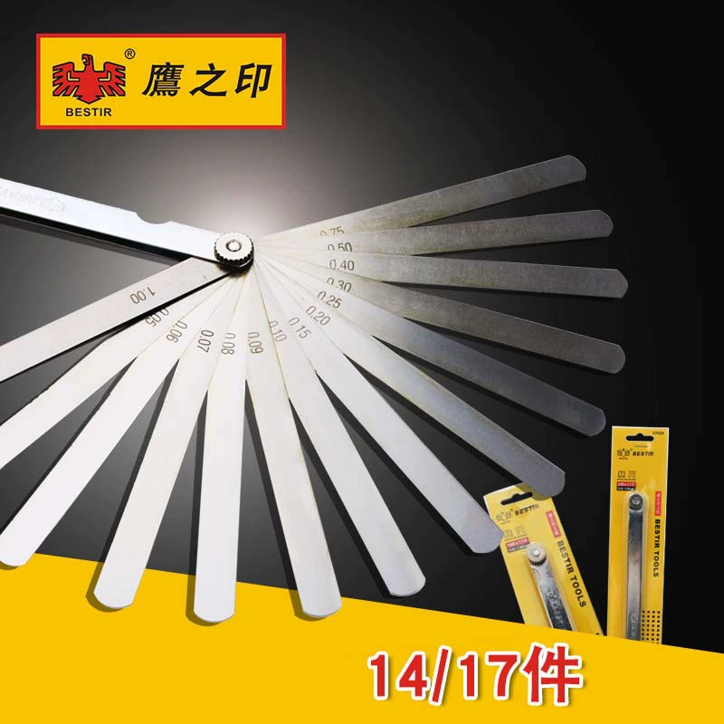 Ремейка штифта орла с высокой точностью 0,02-1,0 мм штопор толщины штифта штифта измерительная линейка