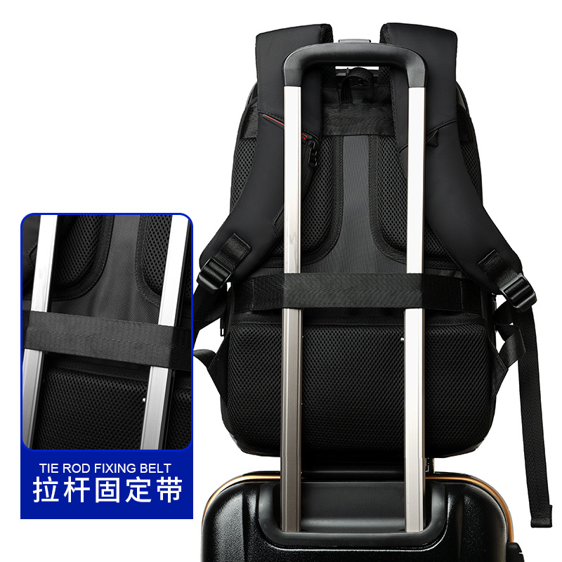 男士背包2021年新款高品质商务双肩包防水充电轻便多功能潮流男包