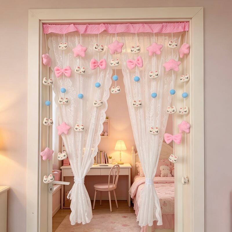 Luxury Family Bedroom Door Curtain for Boys and Girls, Balcony Entrance Curtain, Balcony Hanging Curtain, Privacy Curtain, Half Curtain, Partition Luxury Family Bedroom Door Curtain for Boys and Girls, Balcony Entrance Curtain, Balcony Hanging Curtain, Privacy Curtain, Half Curtain, Partition