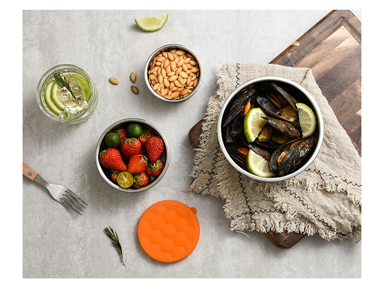 橙色硅胶盖保鲜盒_09