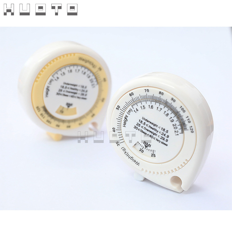 HUOTO1.5M 彩带水滴卷尺BMI卷尺三围尺健康卷尺皮尺