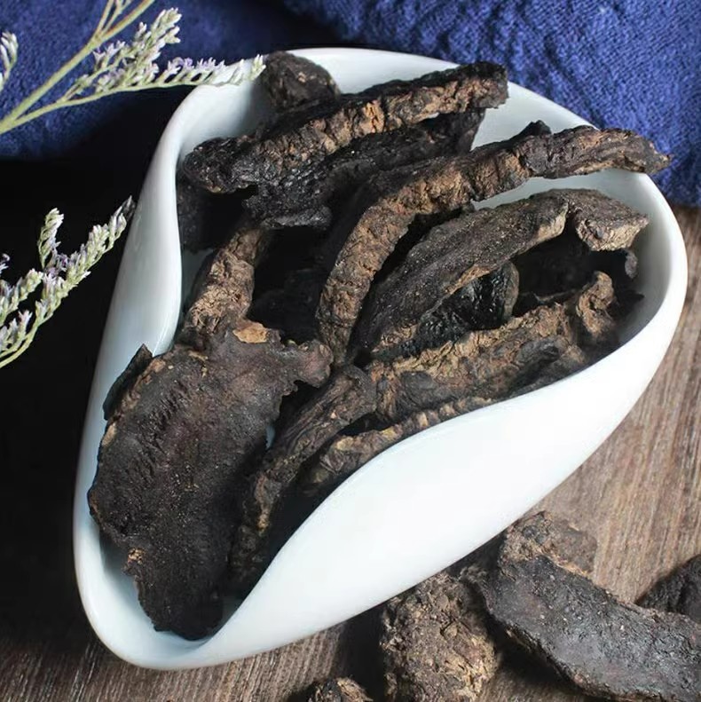 Prepared Rehmannia Root Shu Di Huang 500g Nine Times Steamed Dried Herb for Tea and Decoction in use
