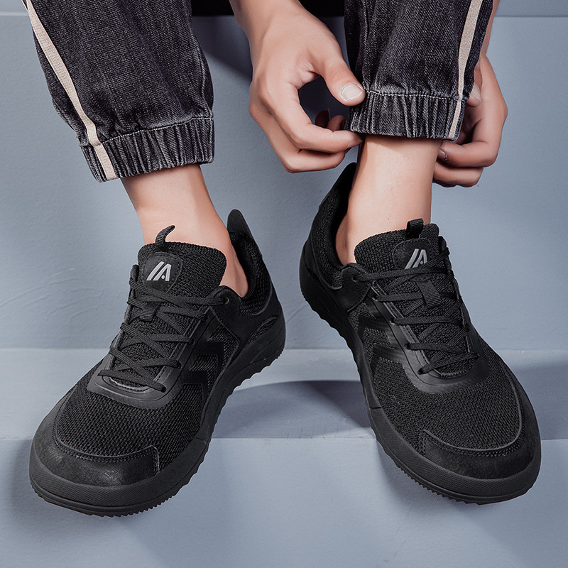 Wide-head Barefoot Shoes Men's Autumn and Winter Mesh plus size Men's Shoes 45 Widened 46 Plus Size 47 Loose 48 Not Squeezing Feet