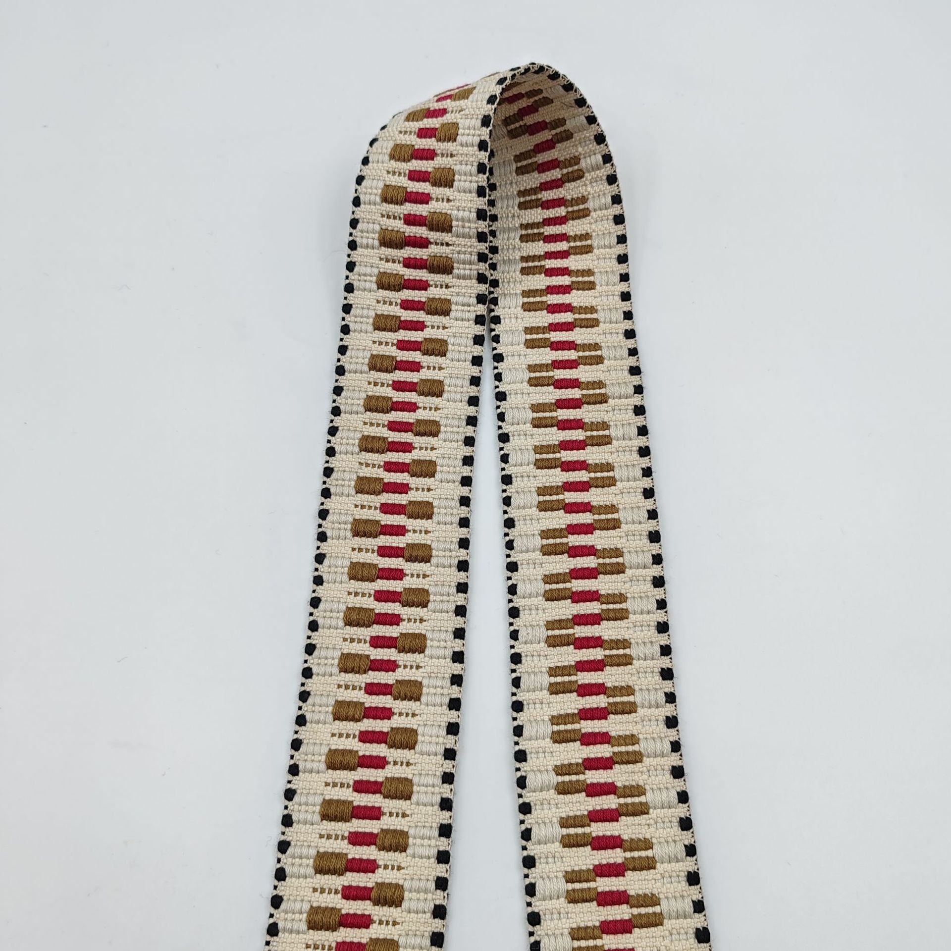 Se puede personalizar 3.8cm5cm cinta jacquard estilo étnico poliéster correa de equipaje ropa zapatos sombreros correa de hombro correa tejida