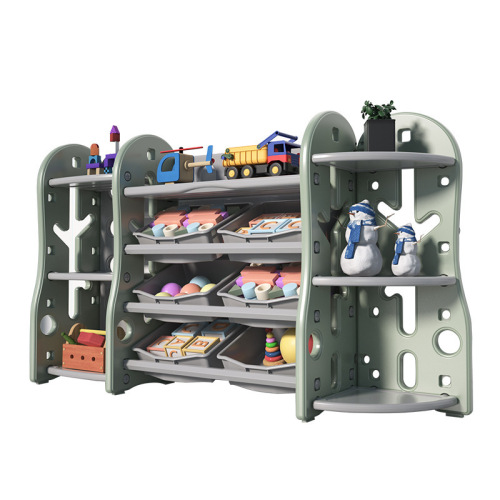 Children's bookshelf toy organization cabinet storage rack baby storage cabinet infant toddler baby storage picture book storage