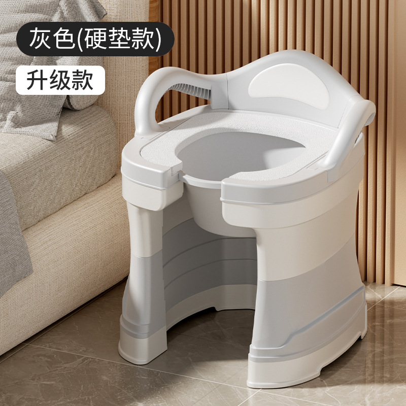 Silla Inodoro Portátil para Baño de PP Antideslizante para Ancianos y Embarazadas image 22