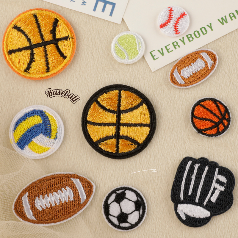 绣品电脑绣花patch章仔足球滑板运动系列补丁贴服装辅料箱包布贴