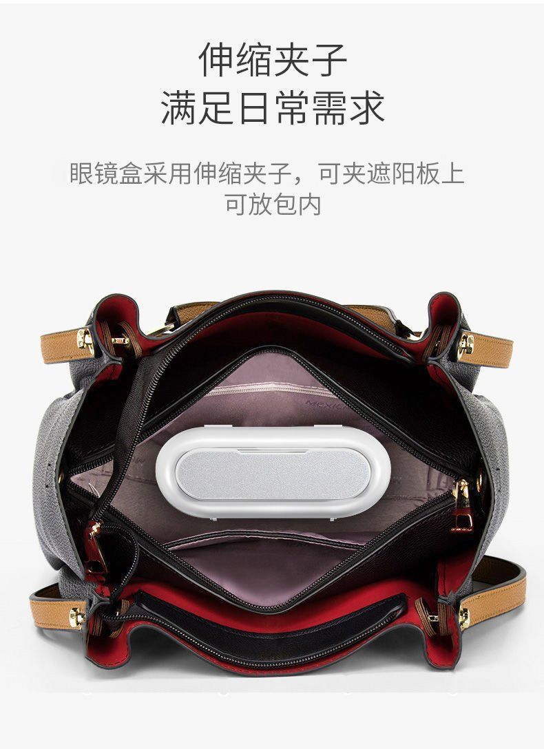 In-Car Sun Visor Card Holder, Car Glasses Clip, Ticket Box, Interior Car Glasses Case, Multifunctional Storage Sunglasses Case