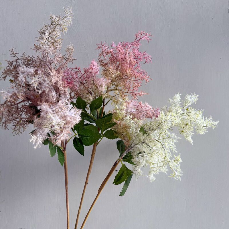 Simulated Flower Fog Pine, Large Branches of Yellow Germanium Fog, Lover's Mist Studio, Landscaping, Home Wedding, Outdoor Project, Artificial Flowers