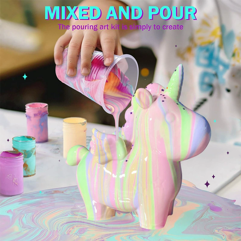 Pigment split toy for boys, materials set, unicorn, handmade, Birthday gift, (Cross-border trading)