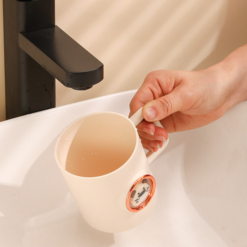 Söt cartoon tandborstkopp för studenter och par_voghion.com