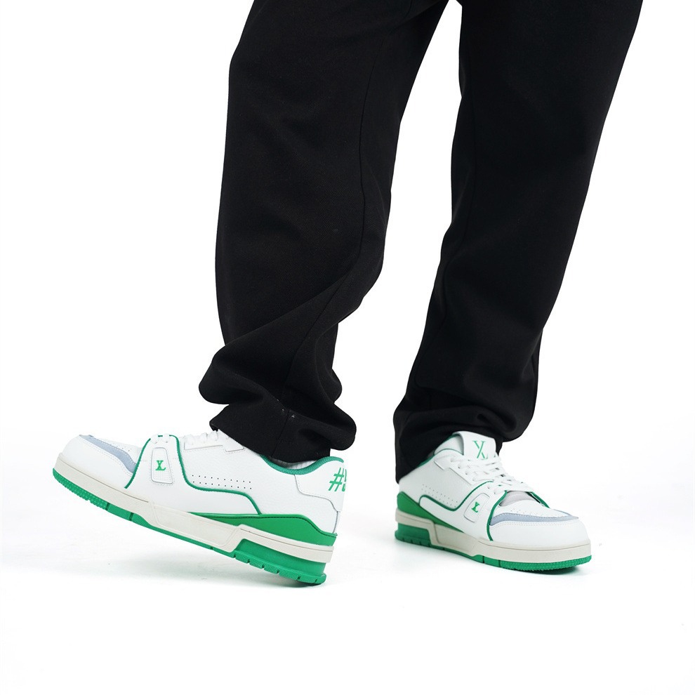 Nuevas zapatillas de deporte de marca de moda de cemento blanco de burro de cuero de alta edición para hombres y mujeres, zapatos casuales de moda de nicho de lujo ligero
