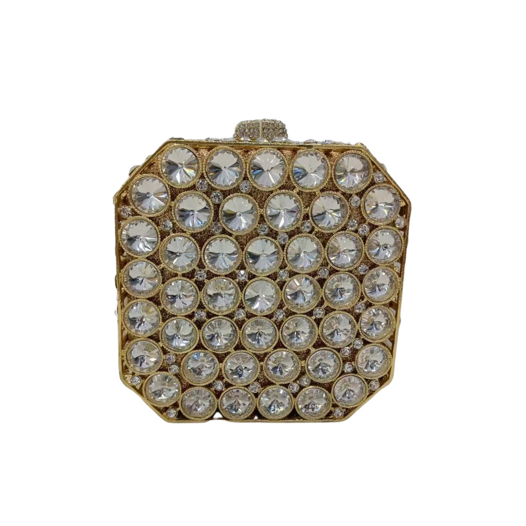 Selección estricta de bolsas de cena de diamante de diamantes transfronterizas bolsas de mano de banquete bolsas de mujer Rhinestone clutchbag