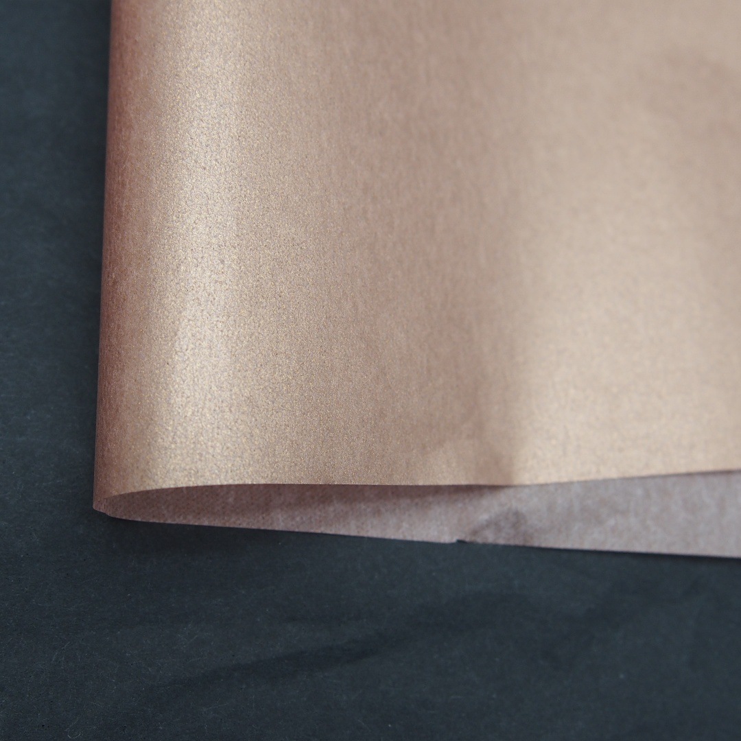 Papel de copia de oro vino tinto envolver papel impresión logo plata copia papel perla pera papel rosa oro papel de embalaje