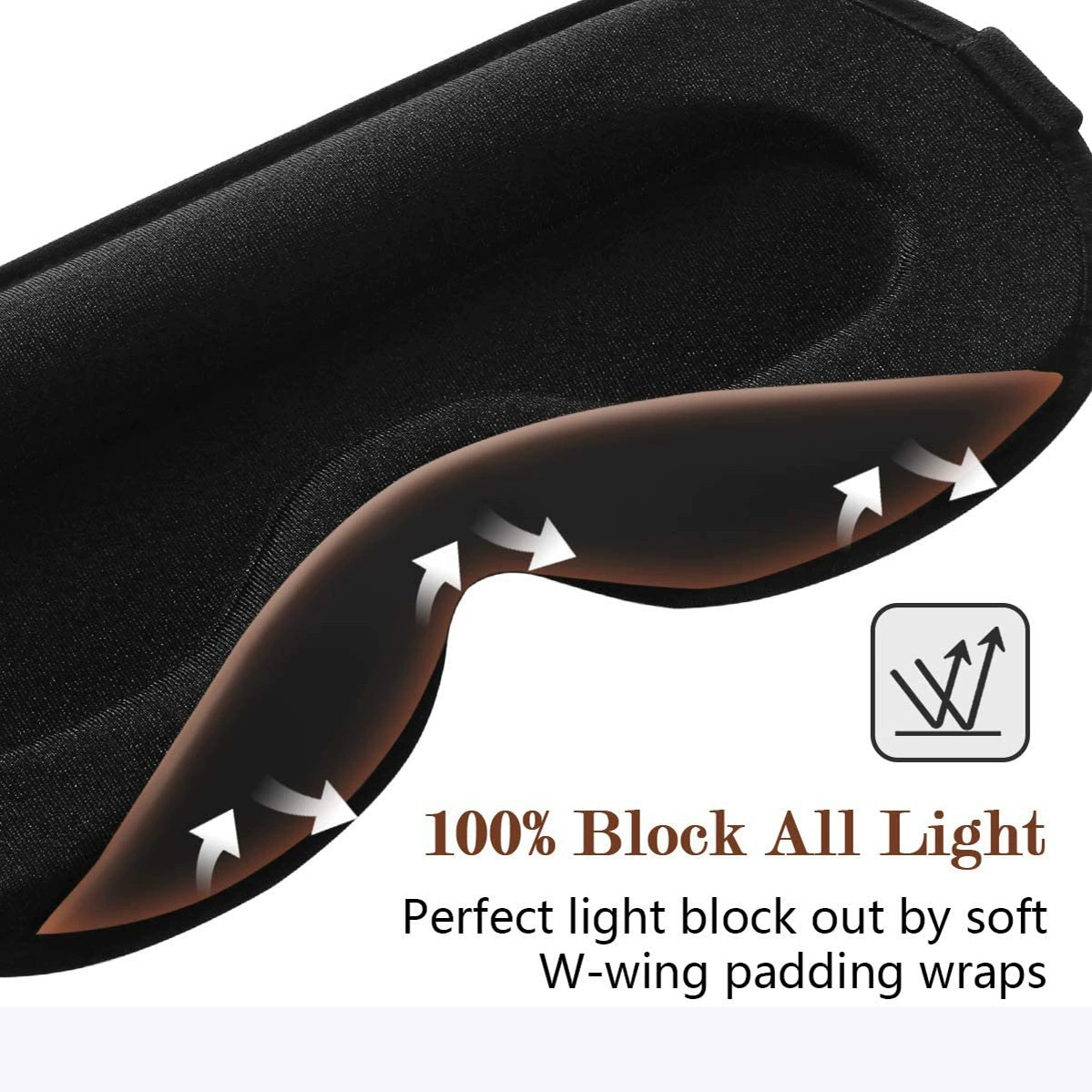 Breathable three dimensional sleep mask, Amazon, 3D, eyes protection, direct factory sales