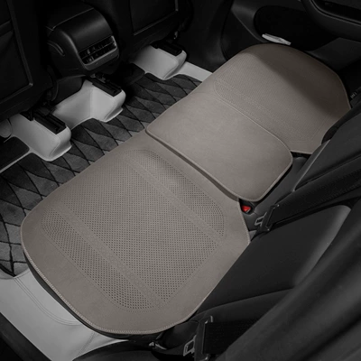 Seat cushion, seat cover: Single-Piece New Model - type-a-thin-padded-deerskin-high-grade-gray-rear-row