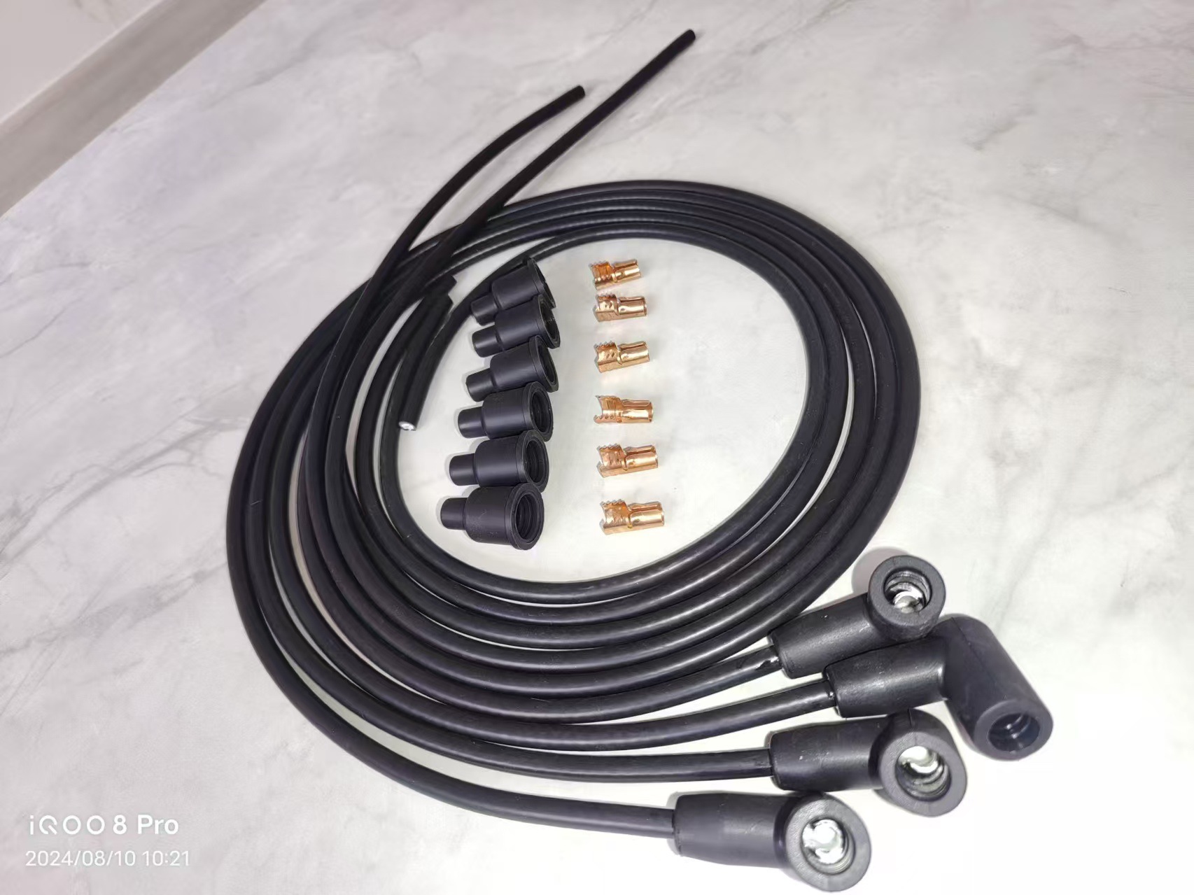 4-cylinder spark plug wire suit for Ford front 8N 9N12259B 9N Jubilee 2N