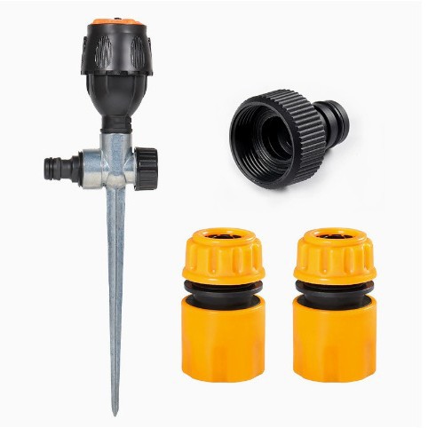 rociador automático de agua 360 grados rociador giratorio para riego de jardín verde, riego de riego para riego de jardín vegetal agrícola resistente a la sequía