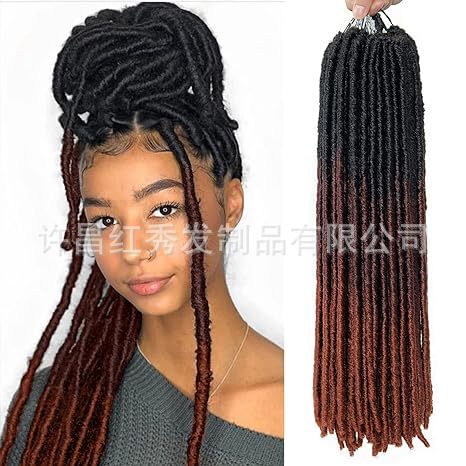 Straight gypsy cross-border e-commerce European and American women's long roll wig 18inch18 chemical fiber crochet hair Straight gypsy cross-border e-commerce European and American women's long roll wig 18inch18 chemical fiber crochet hair