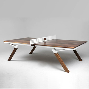 Modern Solid Wood 8-Person Office Desk, Simple Log 6-Person Conference Table, Long Table, Creative Table Tennis Table, Outdoor Standard Table