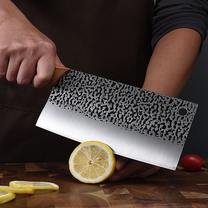 切菜刀家用 鍛打切片刀切肉切片刀斬切兩用砍骨刀地攤跑江湖菜刀