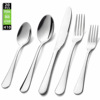 Tableware stainless steel, Scandinavian set, 20 pieces, full set