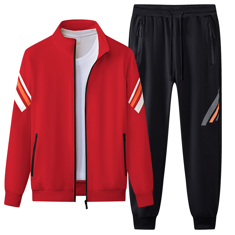 Hombres deportivos ociosos primavera y otoño camisetas de manga larga suéter pantalones largos para hombres 2024 nuevo suéter para hombres un conjunto completo