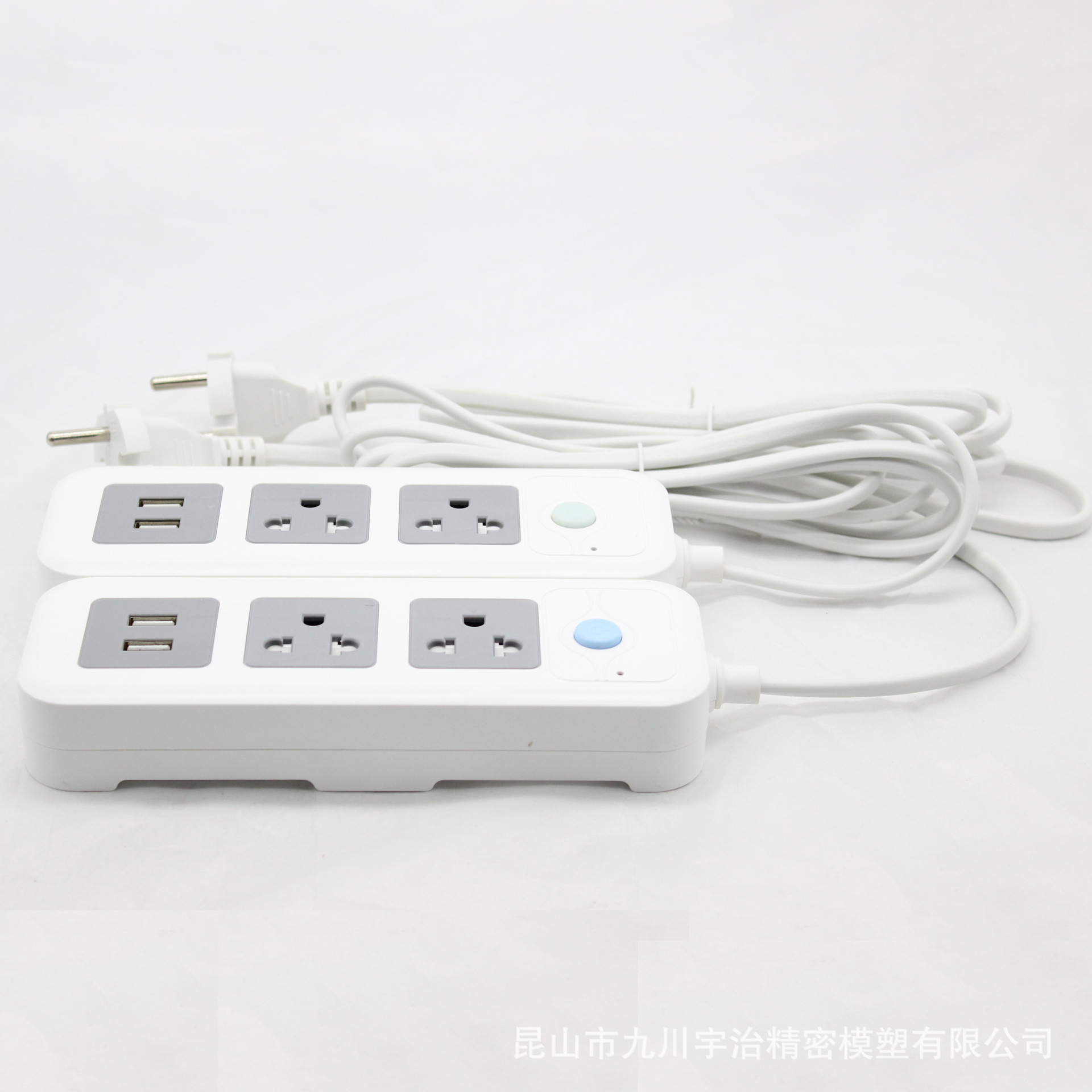 东南亚插孔带保护门USB充电英标美标欧标插脚插座排插接线代加工