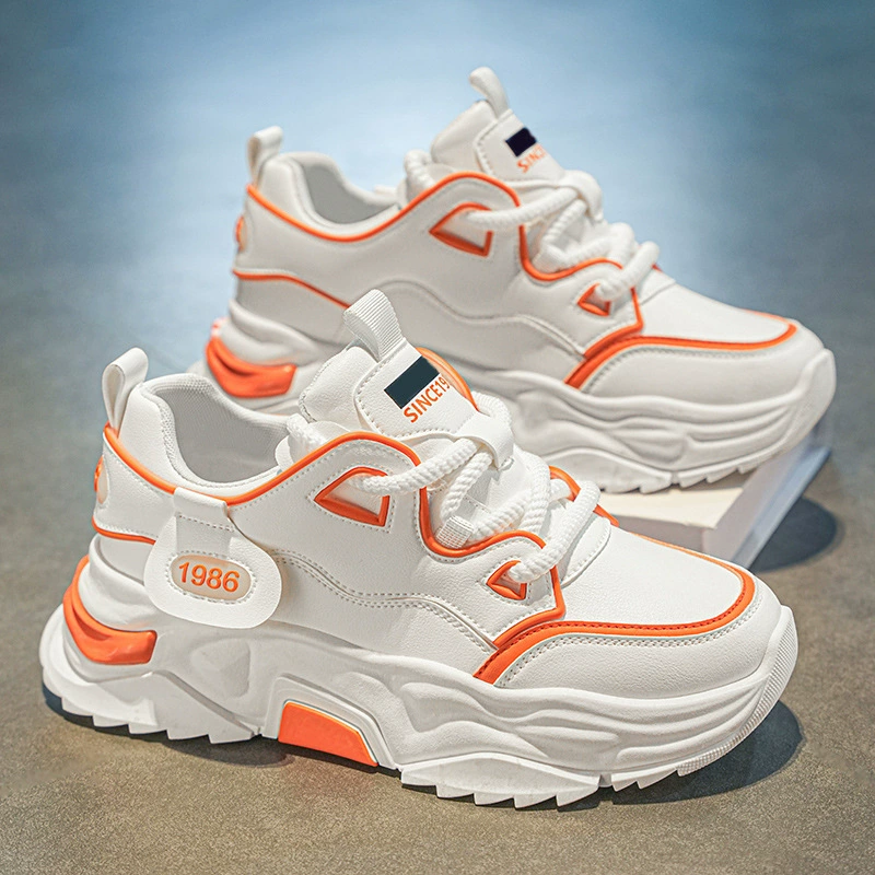 Осенняя новая толстая подошва для увеличения кожаной обуви для папы мужская ежедневная спортивная обувь на открытом воздухе мужская обувь с низким шнуровкой