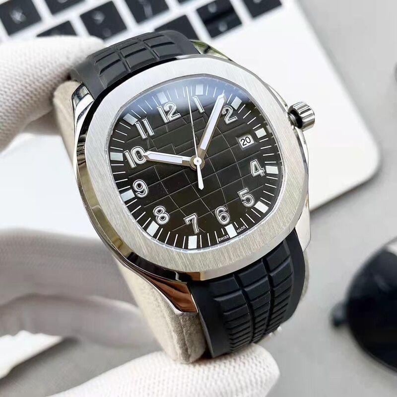 Cross-border Hot Selling Square Nautilus Series Men's Watch Fashion Classic Silicone Women's Watch in stock