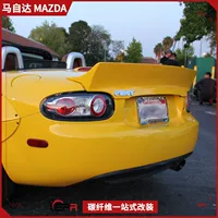 Miata подходит для модификации заднего спойлера Mazda MX5 NC из карбона, модель TP, задний спойлер, антикрыло, фиксированное антикрыло.