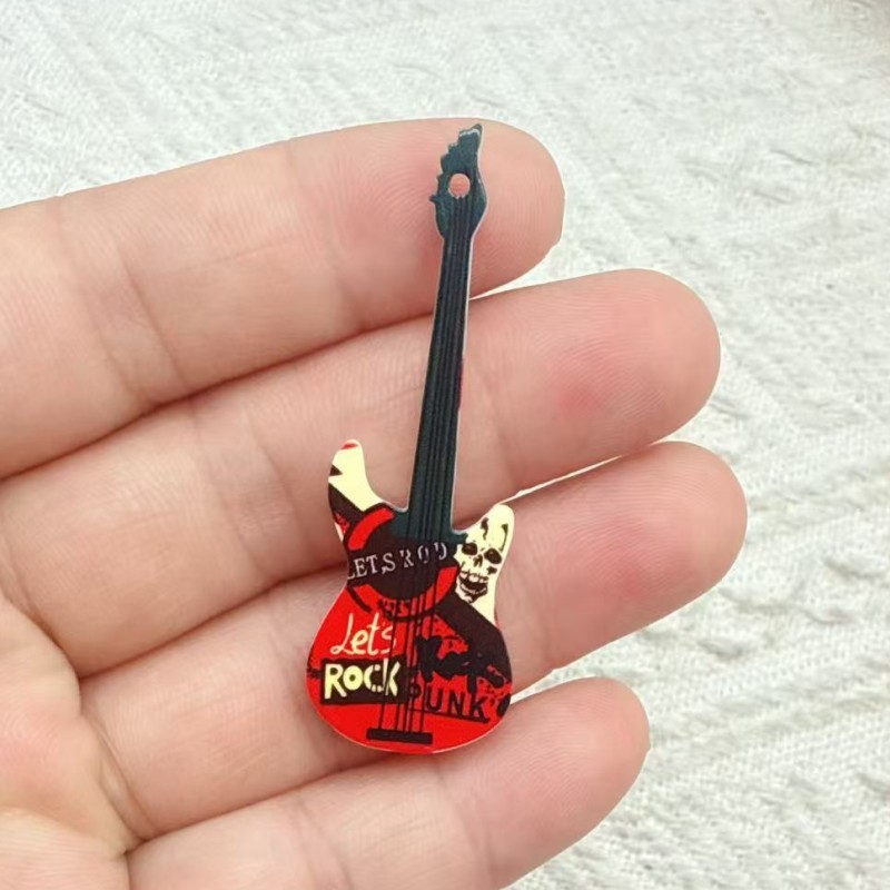 新色アクリルギターアクセサリーイヤリングキーホルダーペンダントネックレスイヤリングペンダントヘアアクセサリーペンダントアクセサリー|undefined