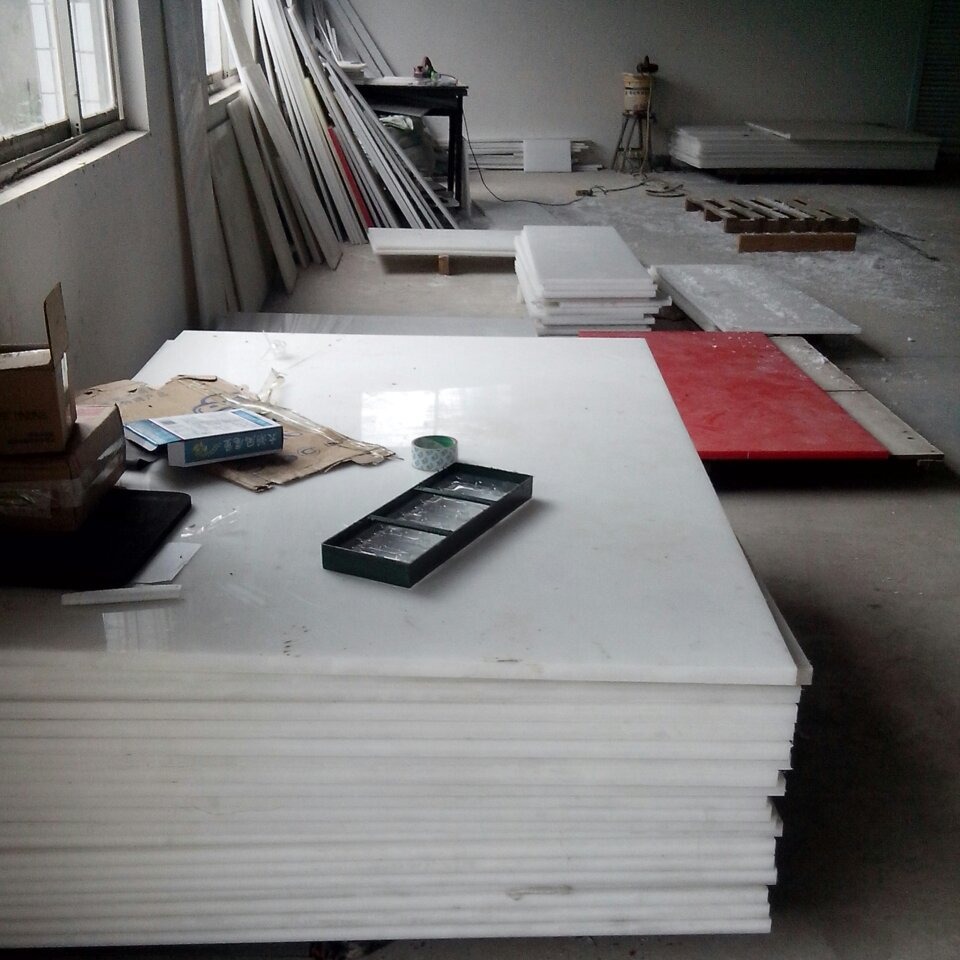 供应斩板 下料胶板 PP塑料板50厚裁断机垫板