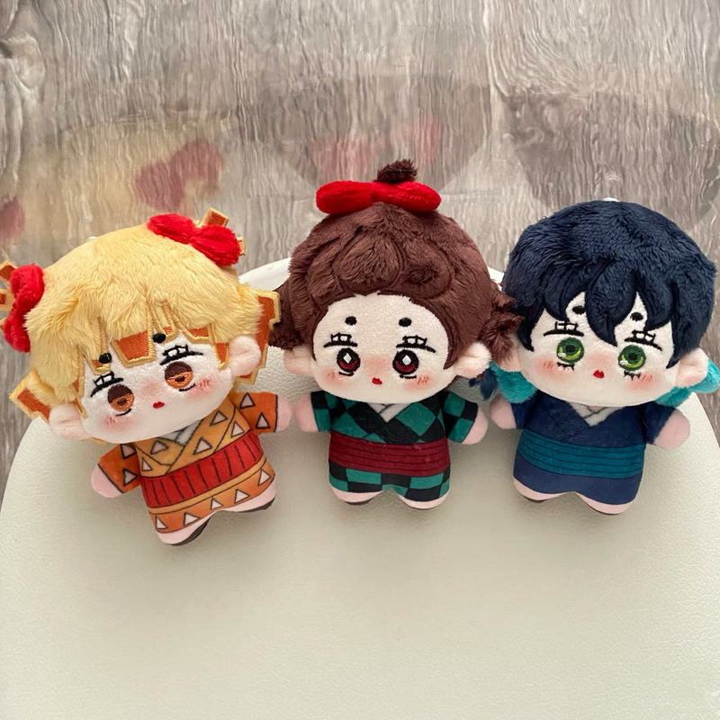 10cm Pendant Plush Toys: Zenitsu, Inosuke, Tanjiro, Starfish Nunu Cotton Dolls, Plush Figures 10cm Pendant Plush Toys: Zenitsu, Inosuke, Tanjiro, Starfish Nunu Cotton Dolls, Plush Figures