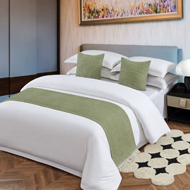 床旗、床尾巾;桌旗;其他枕芯