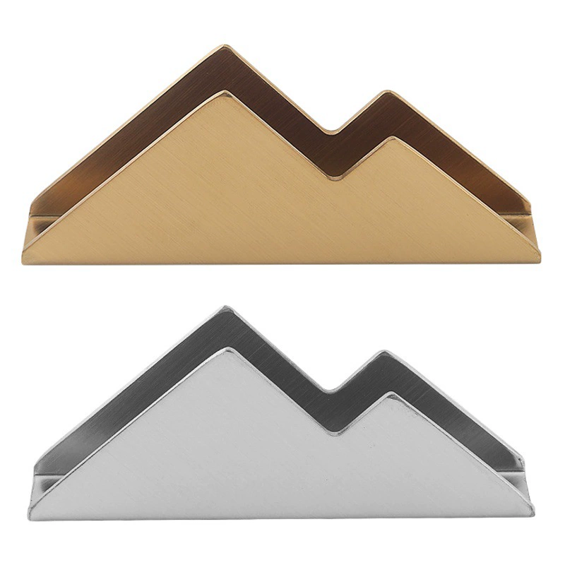 Холм визитница персонализированный творческий ящик для хранения нержавеющая сталь визитница настольная коробка для Карт Производители оптом