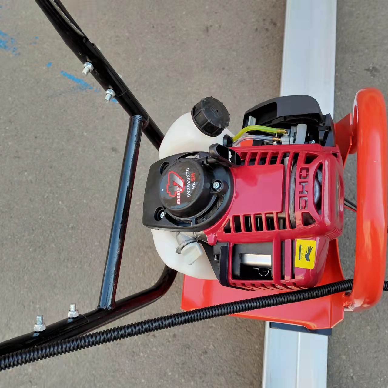 混凝土汽油振动尺自产自销 钱混凝土3米整平尺手扶刮平机价振平尺