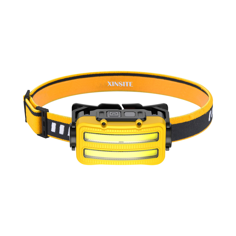 Faro transfronterizo Luz de pesca nocturna luz de conducción al aire libre USB recargable luz impermeable larga resistencia reflector