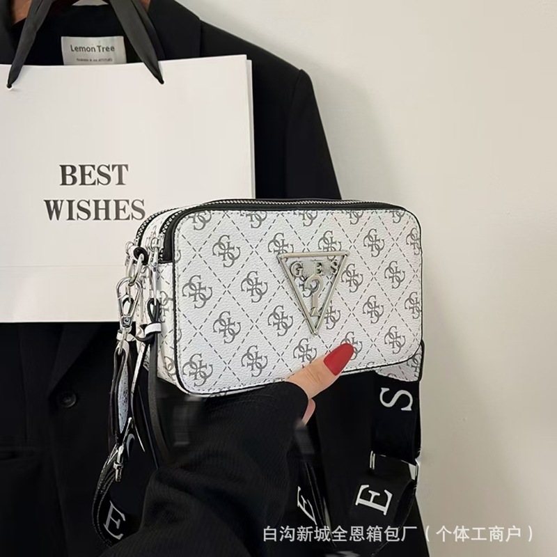 热销爆款跨境复古相机包女新款欧美复古印花休闲质感单肩斜挎包包|undefined
