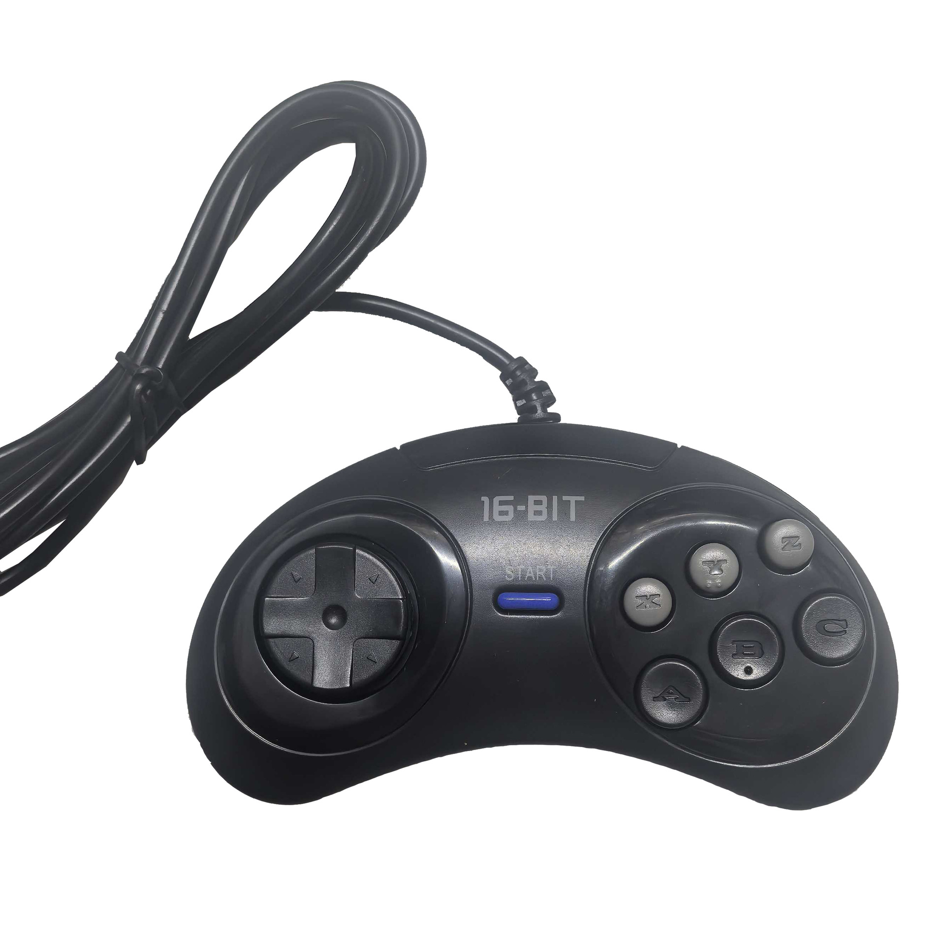 Suitable for SEGA game controller 16-bit 9-pin controller 16-bit wired controller MD remote control joystick 3