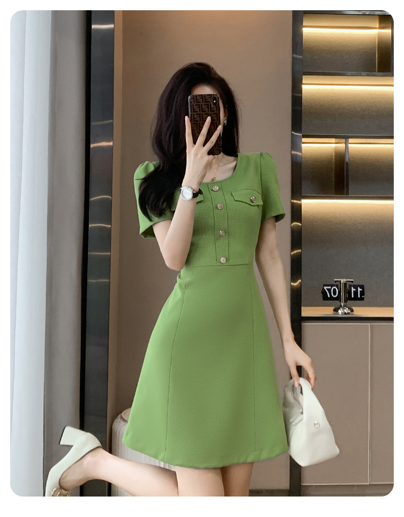 C7972 1220K VÁY ĐẦM LIỀN THÂN NỮ DONTDN NGẮN TAY MÙA HÈ THỜI TRANG NỮ G04 SẢN PHẨM MỚI