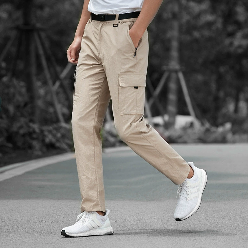 Уличные быстросохнущие брюки, мужские летние тонкие водонепроницаемые дышащие свободные брюки для скалолазания больших размеров, армейские брюки, мужские прямые продажи с фабрики
