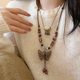 Ceramic Necklace New Chinese Ethnic Style Retro Ceramic Butterfly Beaded Clavicle Chain Advanced Sense Niche All-match Gift