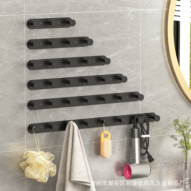 Gancho adhesivo de acero inoxidable para ropa y sombreros, sin perforación, fuerte, para baño y puerta