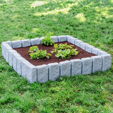 跨境热卖户外石头围栏园林庭院仿汉白玉石护栏路边石庭院围栏