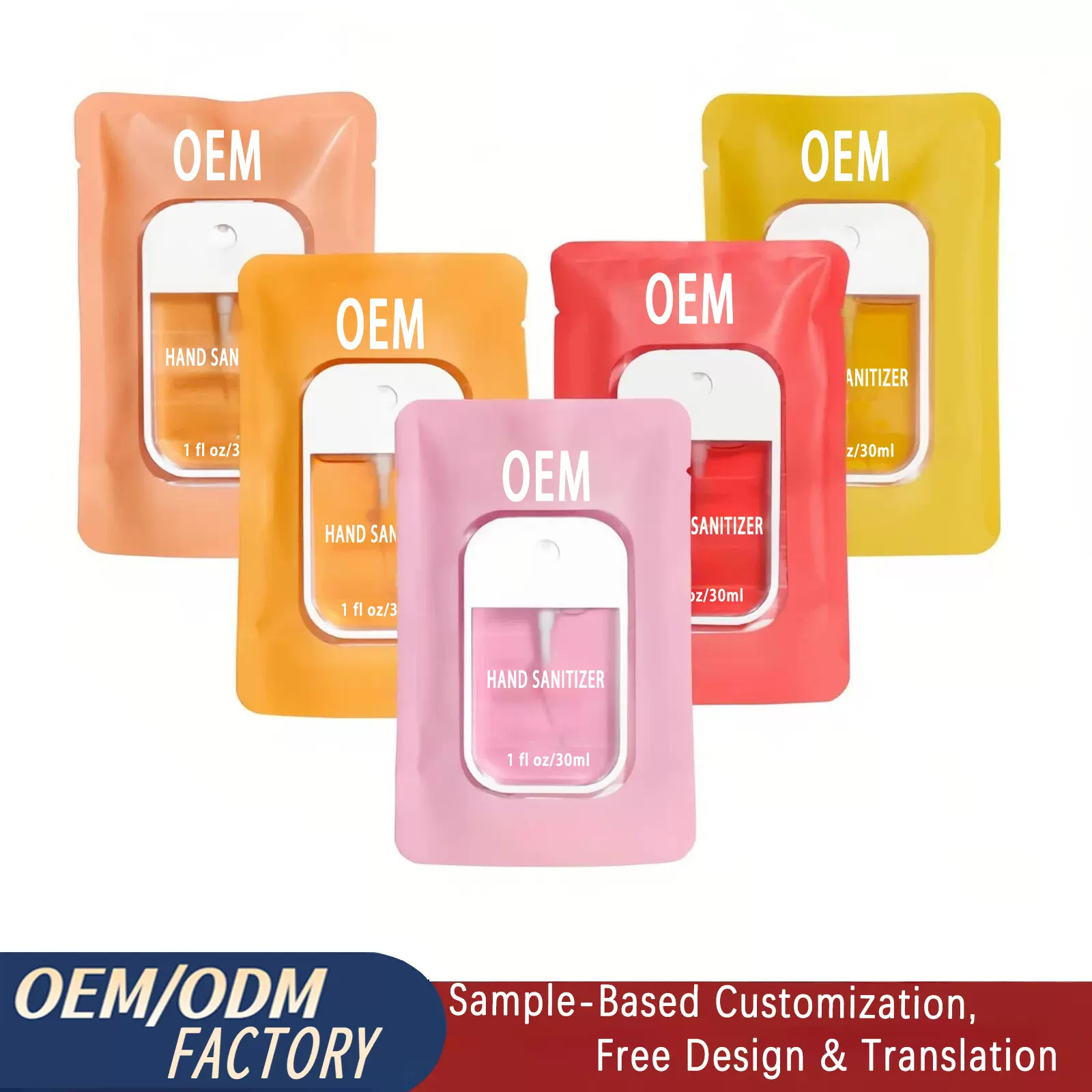 跨境免洗洗手液消毒喷雾剂套装便携式消毒喷雾清香清洁免洗喷雾