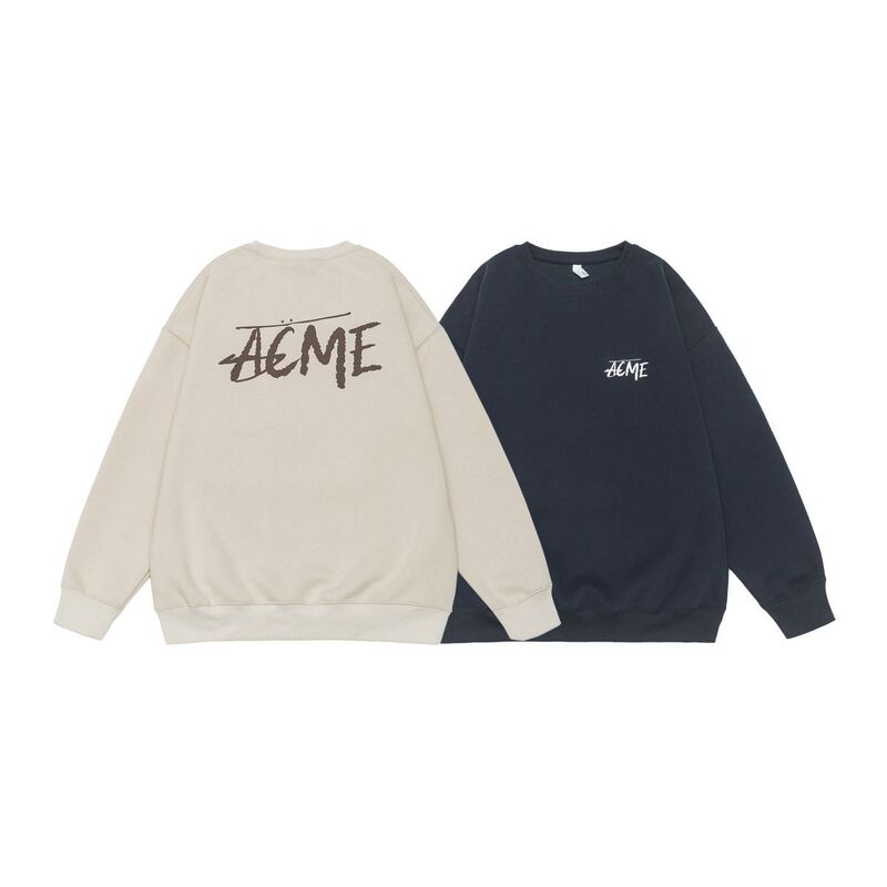 RUIIENRS x SINK ACME 2024 Autumn New Fashion Joker Letter Printed Sweater HM814