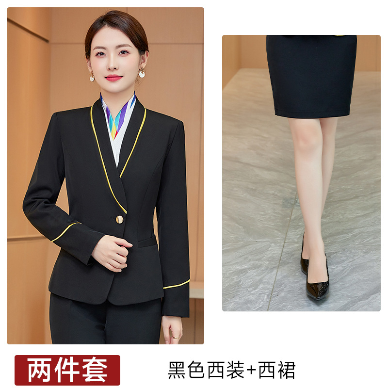 Женский черный костюм + Вестерн юбка